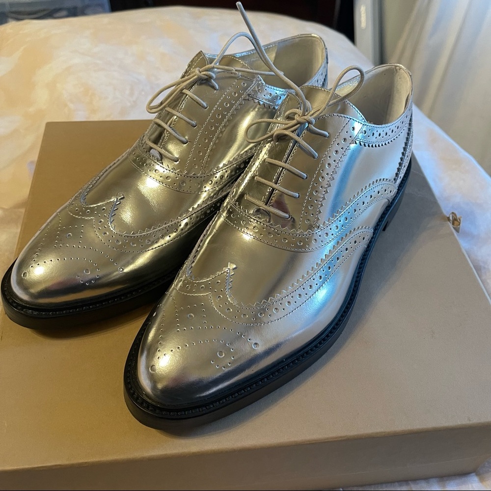 Burberry Gennie Oxford Leather Loafer